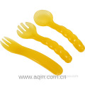YELLOW Fork And Spoon SET